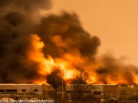 Тверские огнеборцы тушили крупнейший пожар на обувном складе в подмосковном Клину