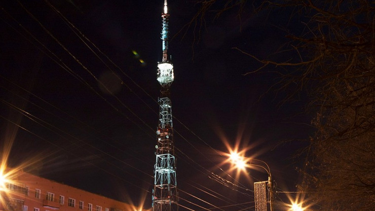 Телебашня РТРС в Твери 4 ноября включит праздничную иллюминацию - новости ТИА