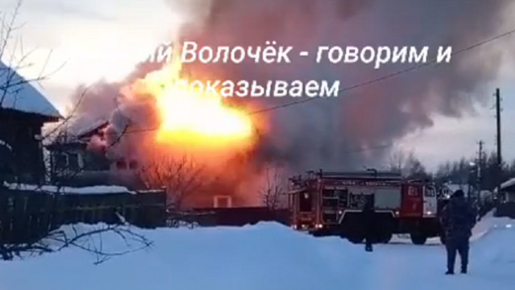 В Тверской области сгорел многоквартирный жилой дом - новости ТИА