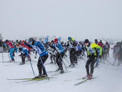 Несмотря на непогоду, в Твери состоялась массовая гонка "Лыжня России"  - новости ТИА