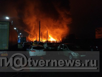 Крупный пожар в Твери - новости ТИА
