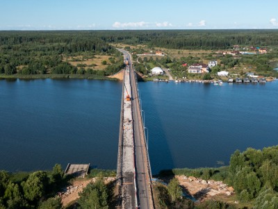 Мост через реку Жабня в Тверской области частично перекрыт из-за ремонта - новости ТИА
