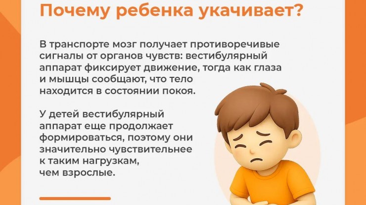 В минздраве рассказали, почему детей укачивает в машине и как помочь - новости ТИА