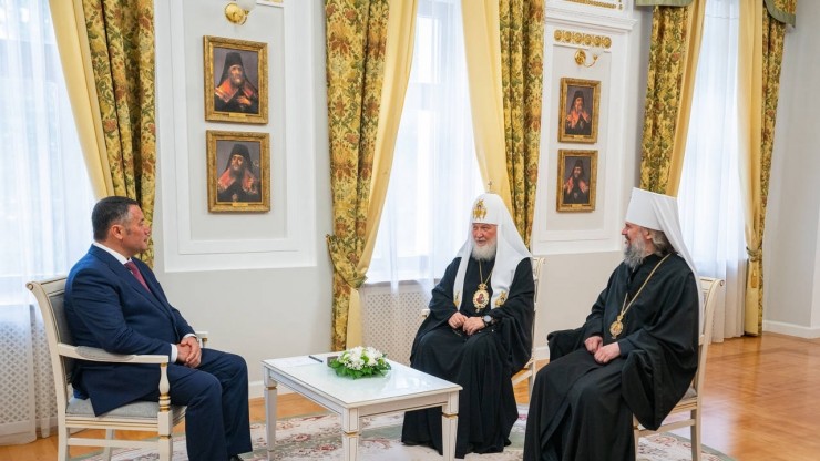 Патриарх Кирилл поздравил Игоря Руденю с назначением на пост полпреда Президента в СЗФО - новости ТИА