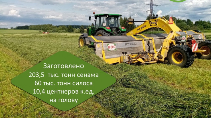 В Тверской области продолжается заготовка кормов - новости ТИА