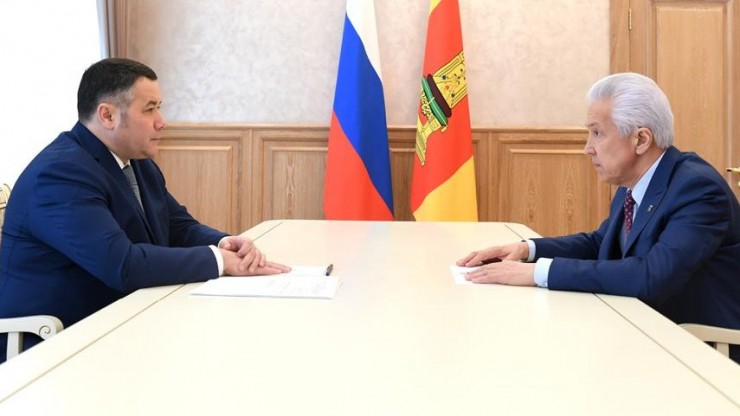 Владимир Васильев поздравил Игоря Руденю с назначением на пост полпреда Президента в СЗФО - новости ТИА