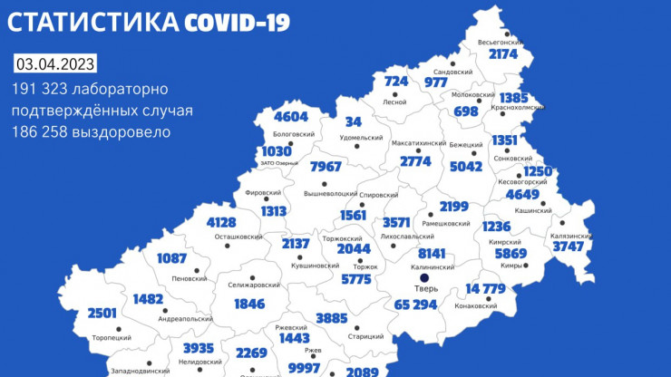 В Тверской области за сутки 188 человек заболели коронавирусом - новости ТИА