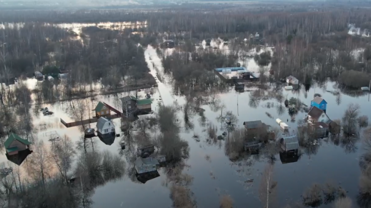 В Калининском округе затопило дачи - новости ТИА