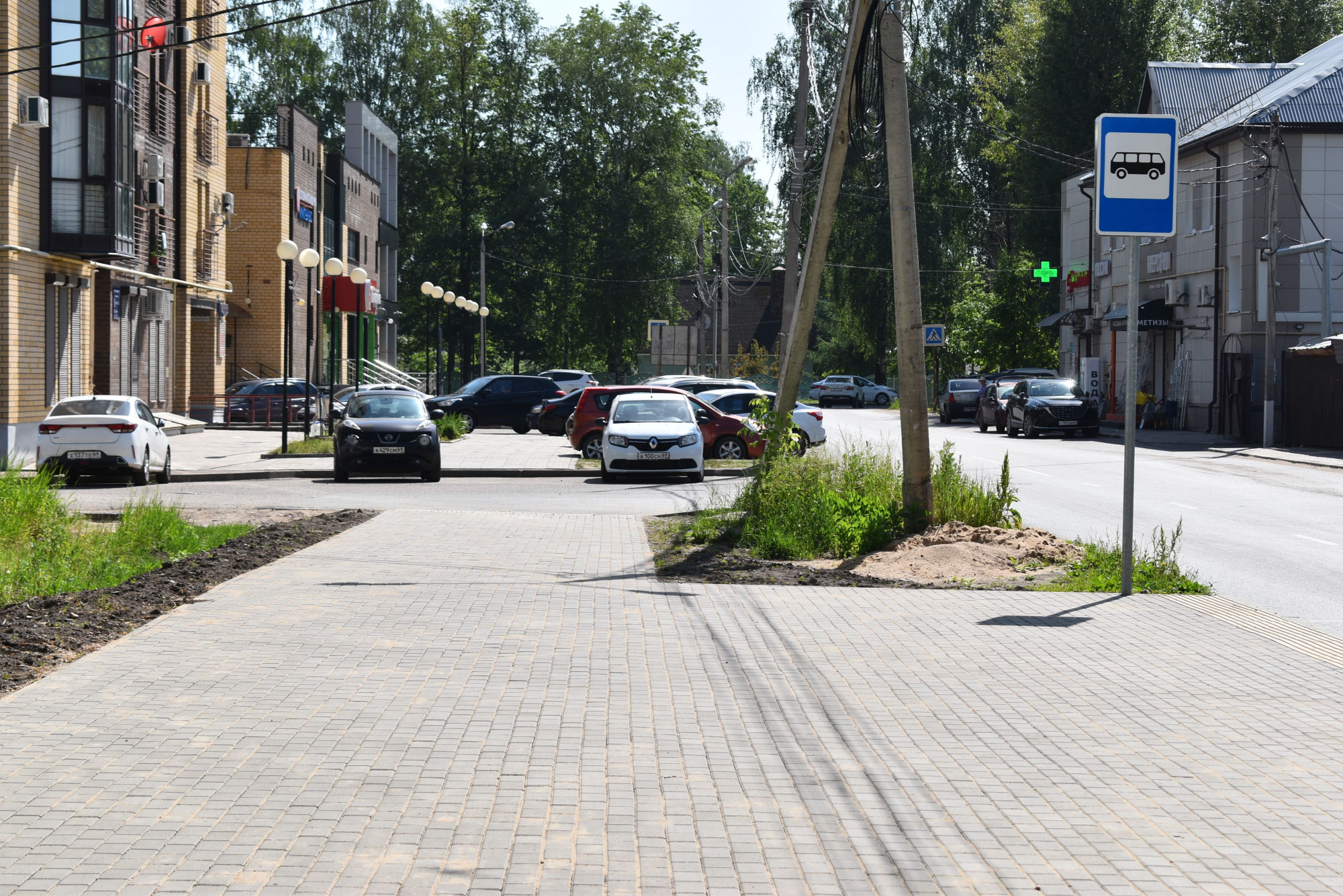 В Заволжском районе Твери идёт приёмка отремонтированных тротуаров - ТИА