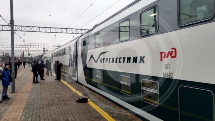 В первый рейс отправился новый поезд "Буревестник", построенный в Твери - новости ТИА