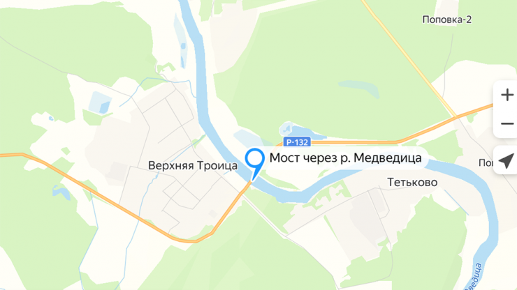 В Тверской области ограничили движение на мосту через реку Медведица - новости ТИА