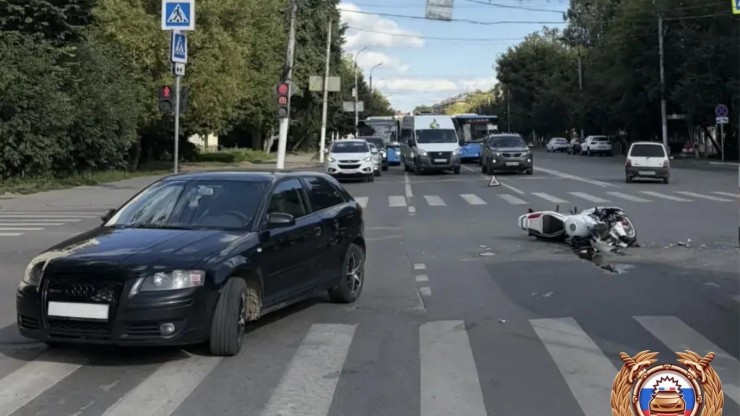 В Твери водитель Audi сбил мотоциклиста - новости ТИА