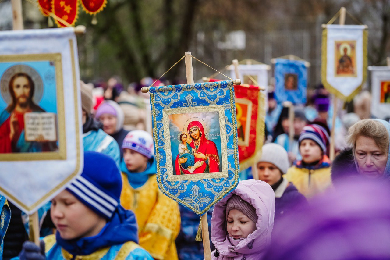 Епархия Тверь крестный ход 4 ноября