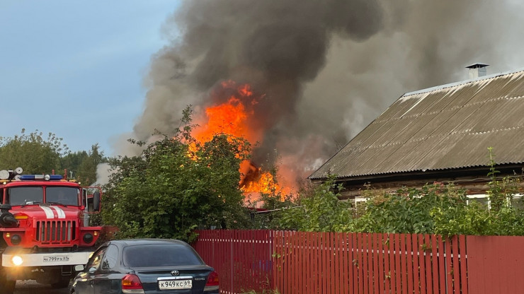 В Твери в Борихино сгорел жилой дом - новости ТИА