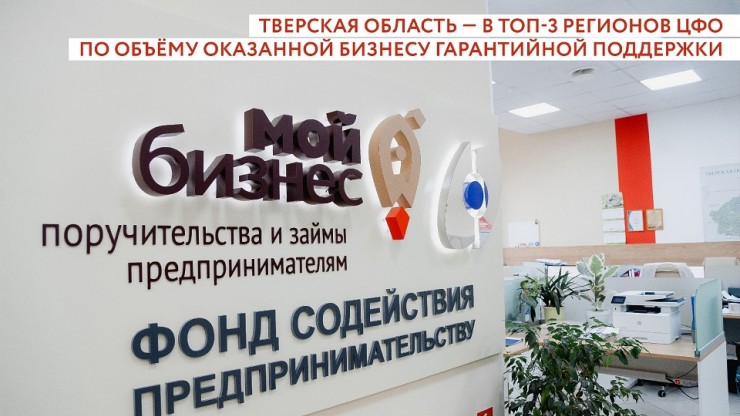 Тверская область вошла в тройку лидеров по объему поддержки бизнеса - новости ТИА