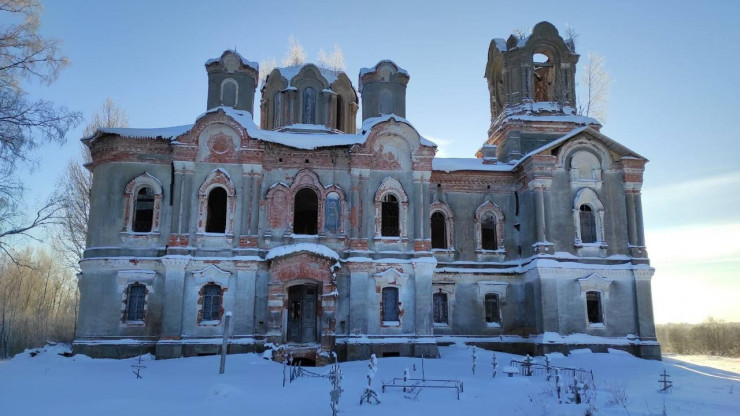 В Тверской области восстанавливают Спасский храм-"богатырь" в селе Высокое - новости ТИА
