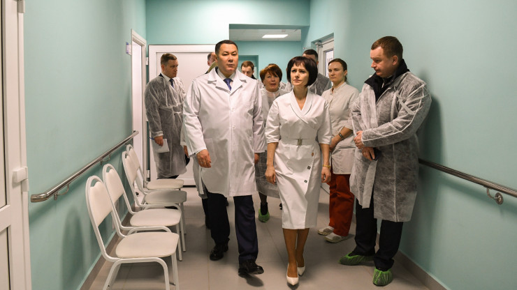 6 марта Игорь Руденя в ходе рабочей поездки в Вышневолоцкий округ посетил ЦРБ - новости ТИА