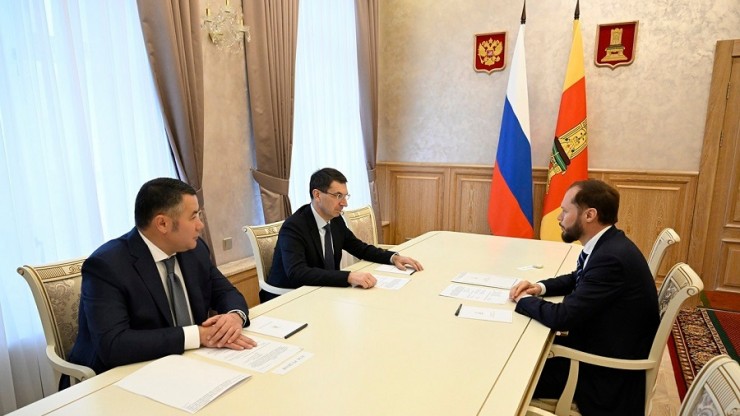 В Твери прошла встреча полпредов Президента РФ в ЦФО и СЗФО с врио губернатора Тверской области - новости ТИА