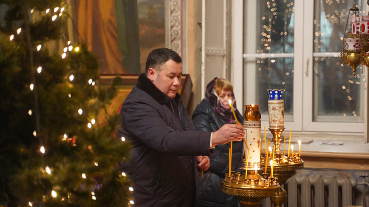 В храмах Тверской области прошли рождественские богослужения - новости ТИА