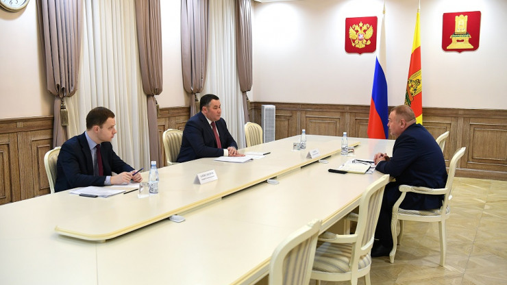 Игорь Руденя провел рабочую встречу с главой Калининского района - новости ТИА