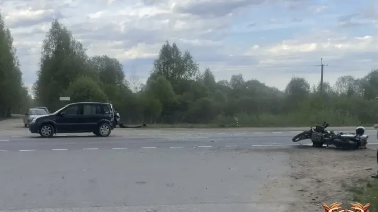 В Тверской области в столкновении с авто пострадал мотоциклист - новости ТИА