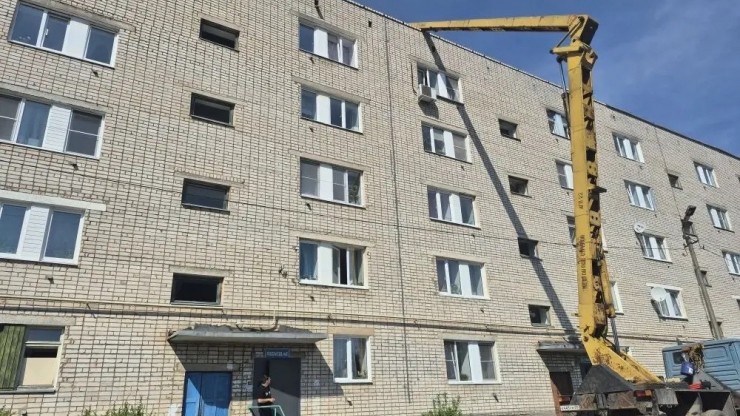 Глава Ржева опубликовал фотографии с места падения обломков БПЛА - новости ТИА