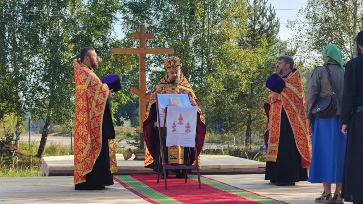 В деревне Броды Старицкого района заложили новый храм - новости ТИА