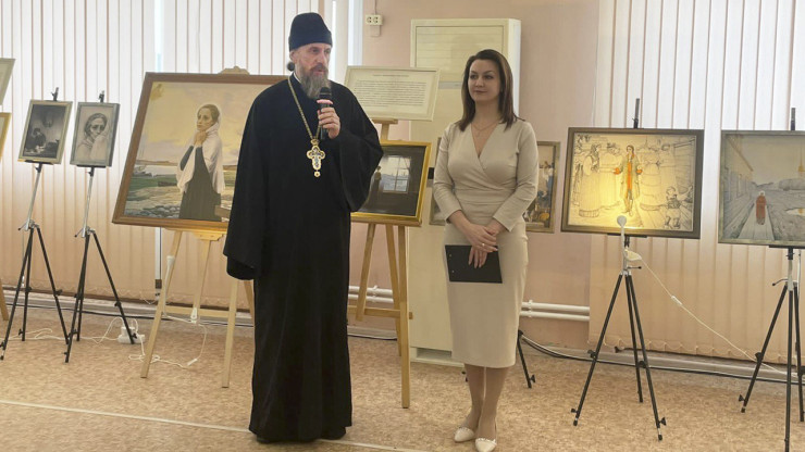В городе Конаково состоялось открытие выставки картин "Житие святой Ксении" - новости ТИА