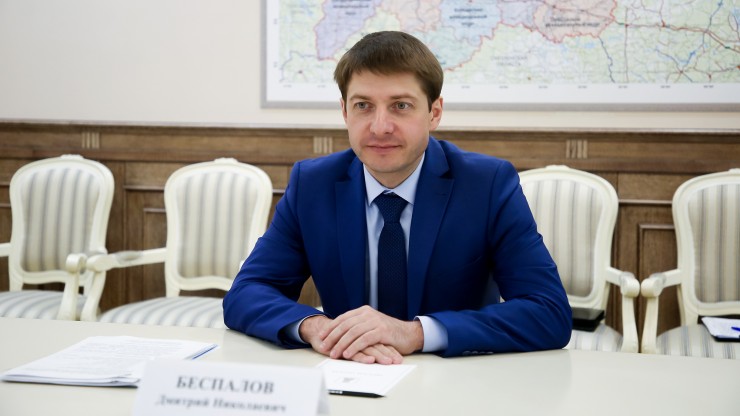 Губернатор Игорь Руденя провёл встречу с и.о ректора ТГУ Дмитрием Беспаловым - новости ТИА