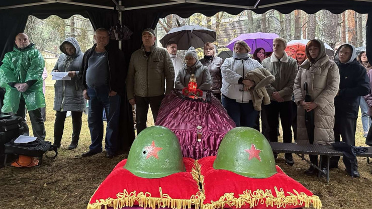 В Конаковском районе перезахоронили останки бойцов Красной армии - новости ТИА