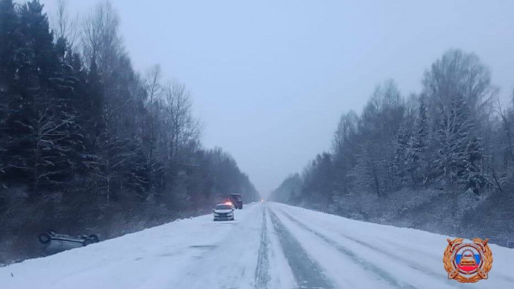 В Тверской области автомобиль улетел в кювет и опрокинулся, есть пострадавшие - новости ТИА