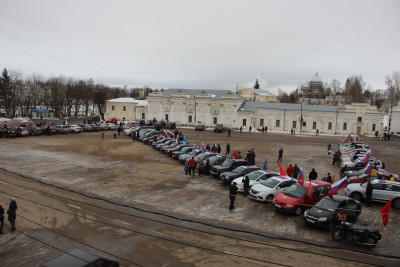 В Тверской области прошли автопробеги в поддержку спецоперации на Украине - Новости ТИА