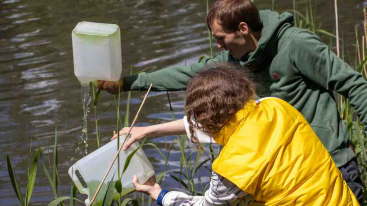 В Твери реку Лазурь очищают с помощью специальной водоросли - новости ТИА