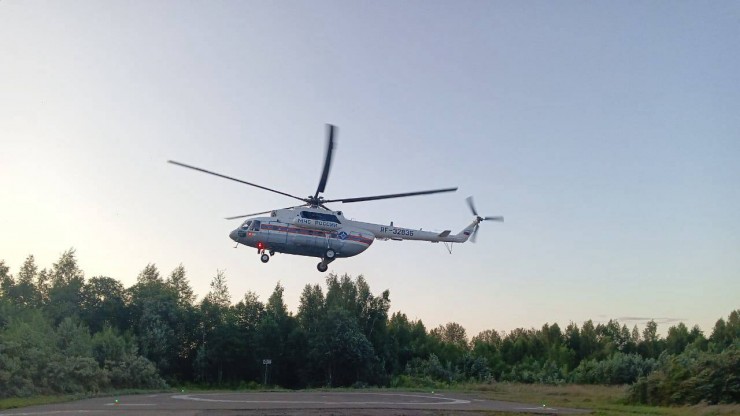 Пациента из Нелидово экстренно доставили в Тверь на вертолёте - новости ТИА