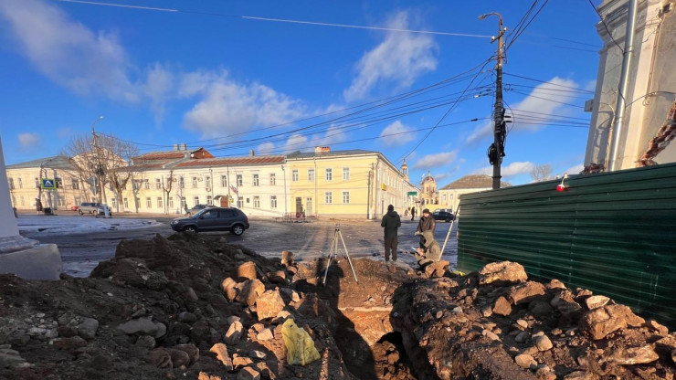 В Торжке археологи нашли древнюю арочную кладку - новости ТИА