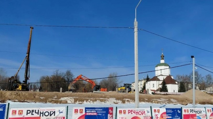 Опубликованы свежие фото и видео со стройки нового Речного вокзала в Твери - новости ТИА