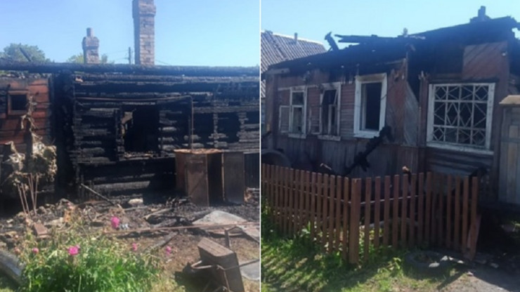 В Тверской области у многодетной семьи сгорел дом - новости ТИА