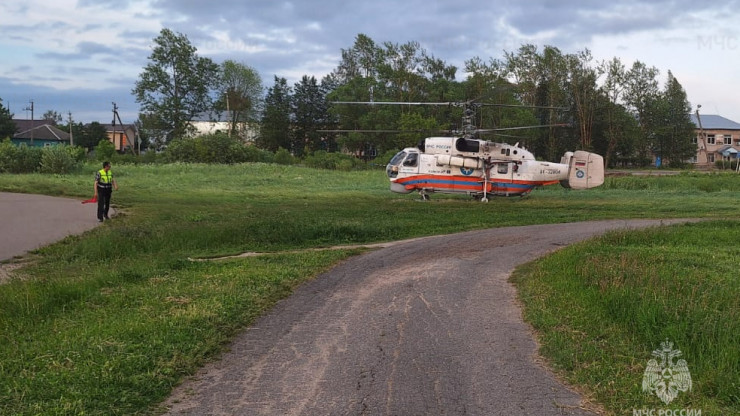 В тверскую ОКБ на вертолёте санавиации доставили пациентов из Кашина и Ржева - новости ТИА