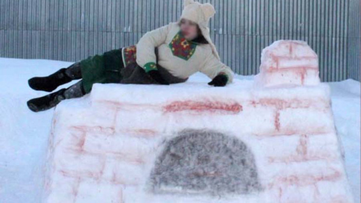 В Тверской области осуждённые лепят из снега героев мультфильмов - новости ТИА