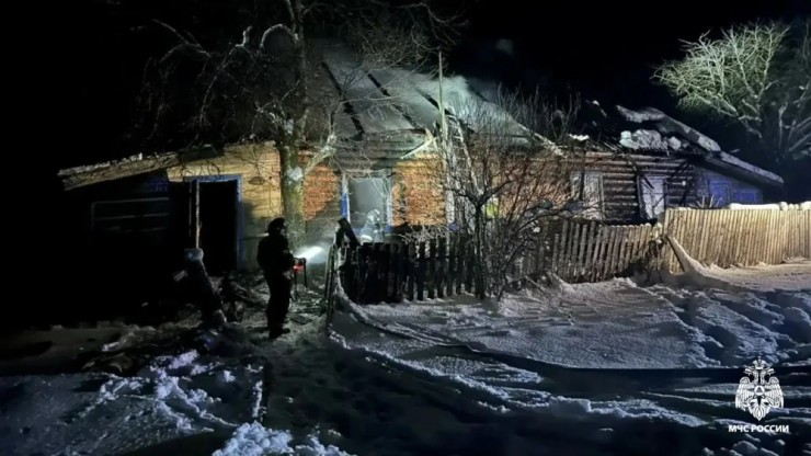 Ночной пожар в Тверской области унёс жизнь женщины - новости ТИА