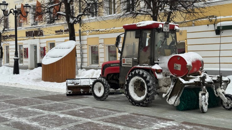 За новогодние праздники с улиц Твери вывезли более 22 тысяч кубометров снега - новости ТИА