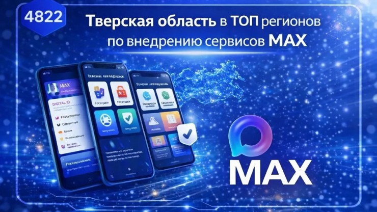 Тверская область стала лидером по количеству сервисов в MAX для жителей - новости ТИА