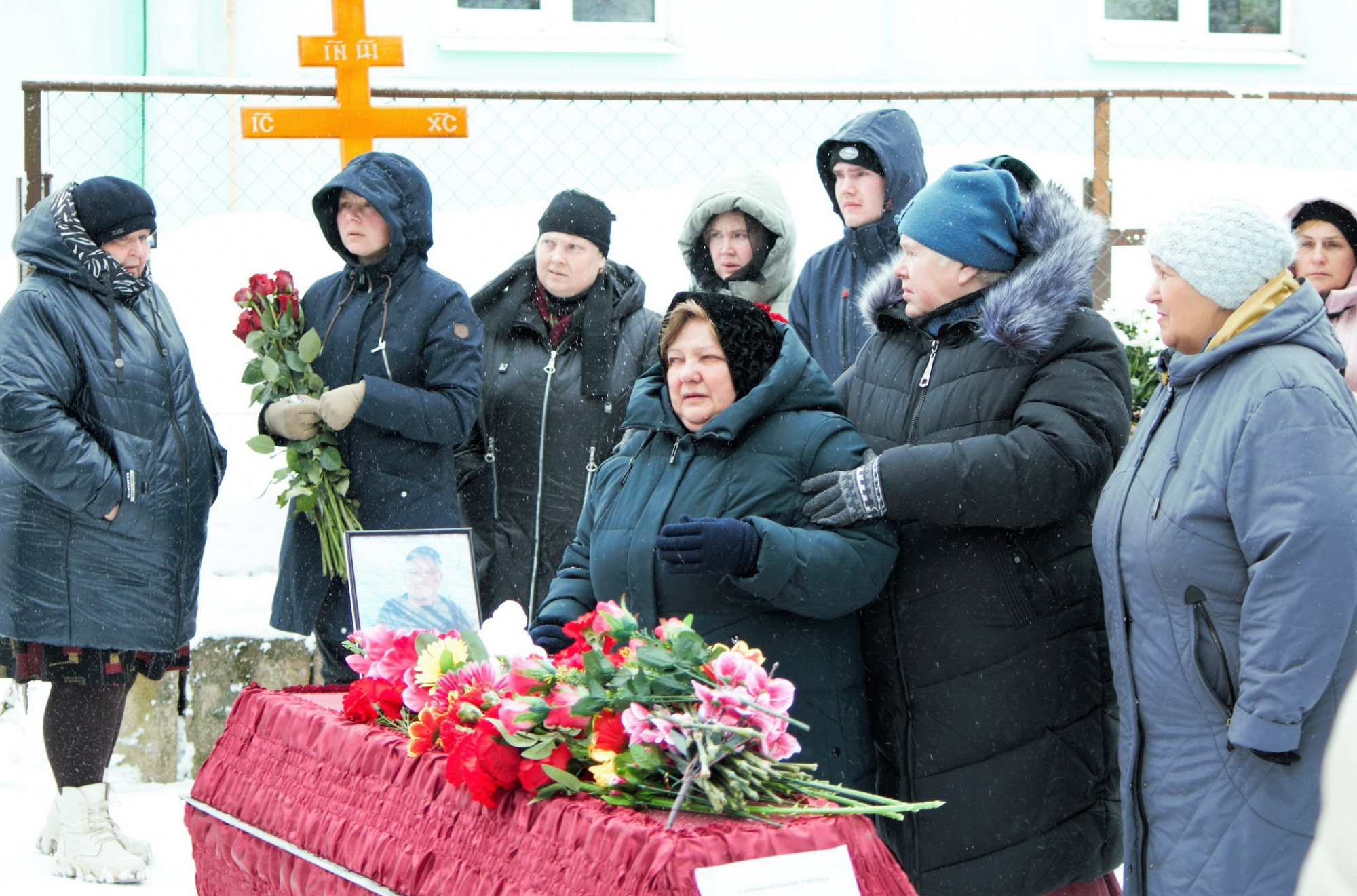 Умершие февраль 2023. Прощание с погибшим на Украине. В Твери простились с погибшими на Украине.