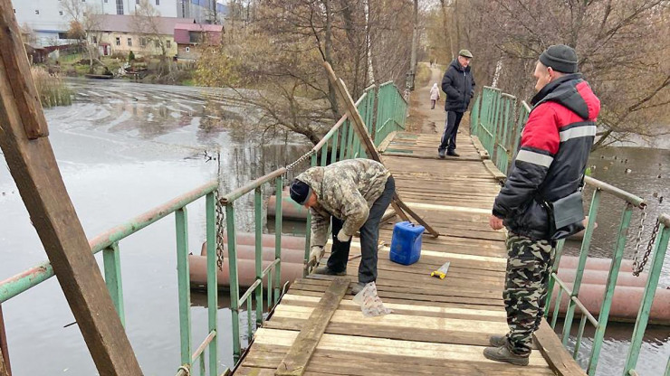 Понтонный мост через Донховку в Тверской области починили после инцидента с авто - новости ТИА