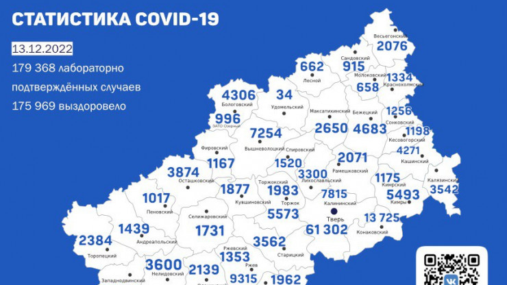За сутки в Тверской области госпитализировали 11 человек с COVID-19 - новости ТИА