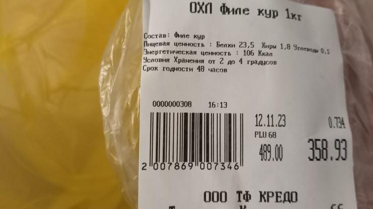 Теперь и курятина – продукт не для среднего класса, 489 рублей за кг - народные новости ТИА