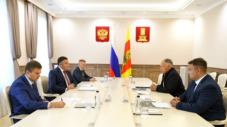 Игорь Руденя обсудил с председателем ГК "Автодор" новые развязки на М-11 в Тверской области - новости ТИА