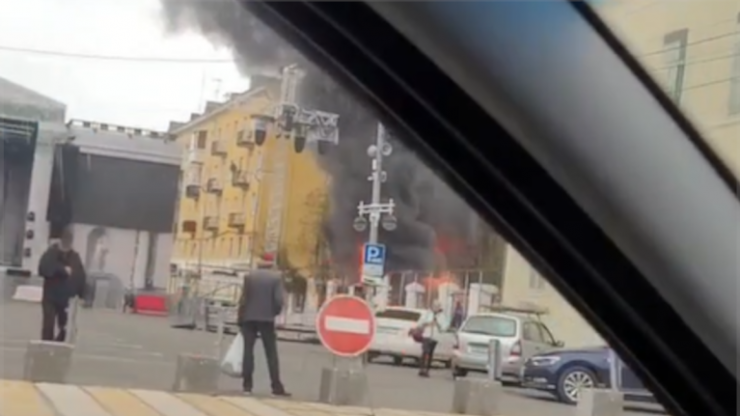 В Твери произошел пожар на Театральной площади - новости ТИА