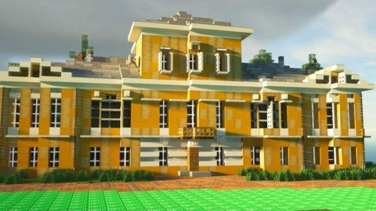 Энтузиасты построили в Minecraft копию музея Пушкина в Берново - новости ТИА