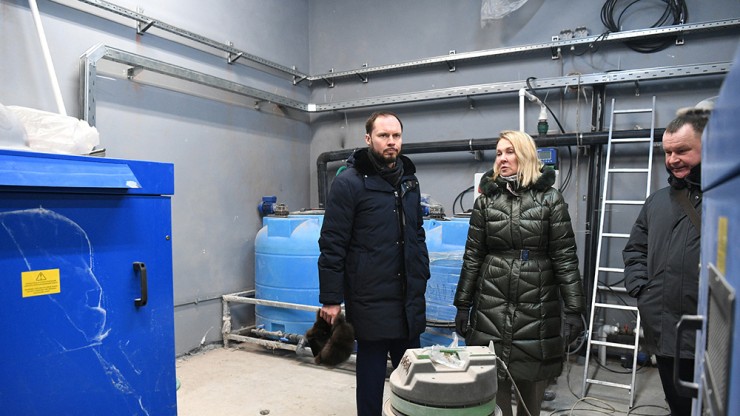 Виталий Королев проинспектировал ход реконструкции очистных сооружений в Старицком округе - новости ТИА